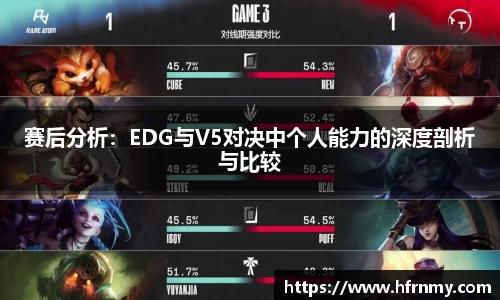 赛后分析：EDG与V5对决中个人能力的深度剖析与比较