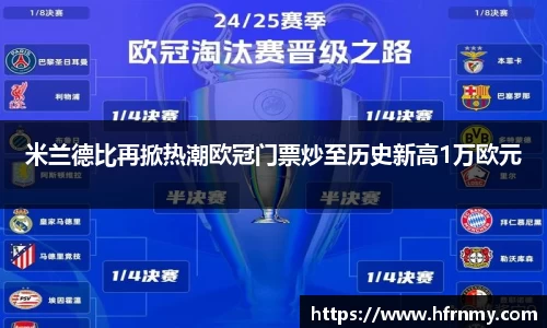 米兰德比再掀热潮欧冠门票炒至历史新高1万欧元